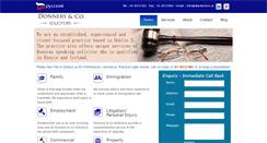 Desktop Screenshot of dtsolicitors.ie
